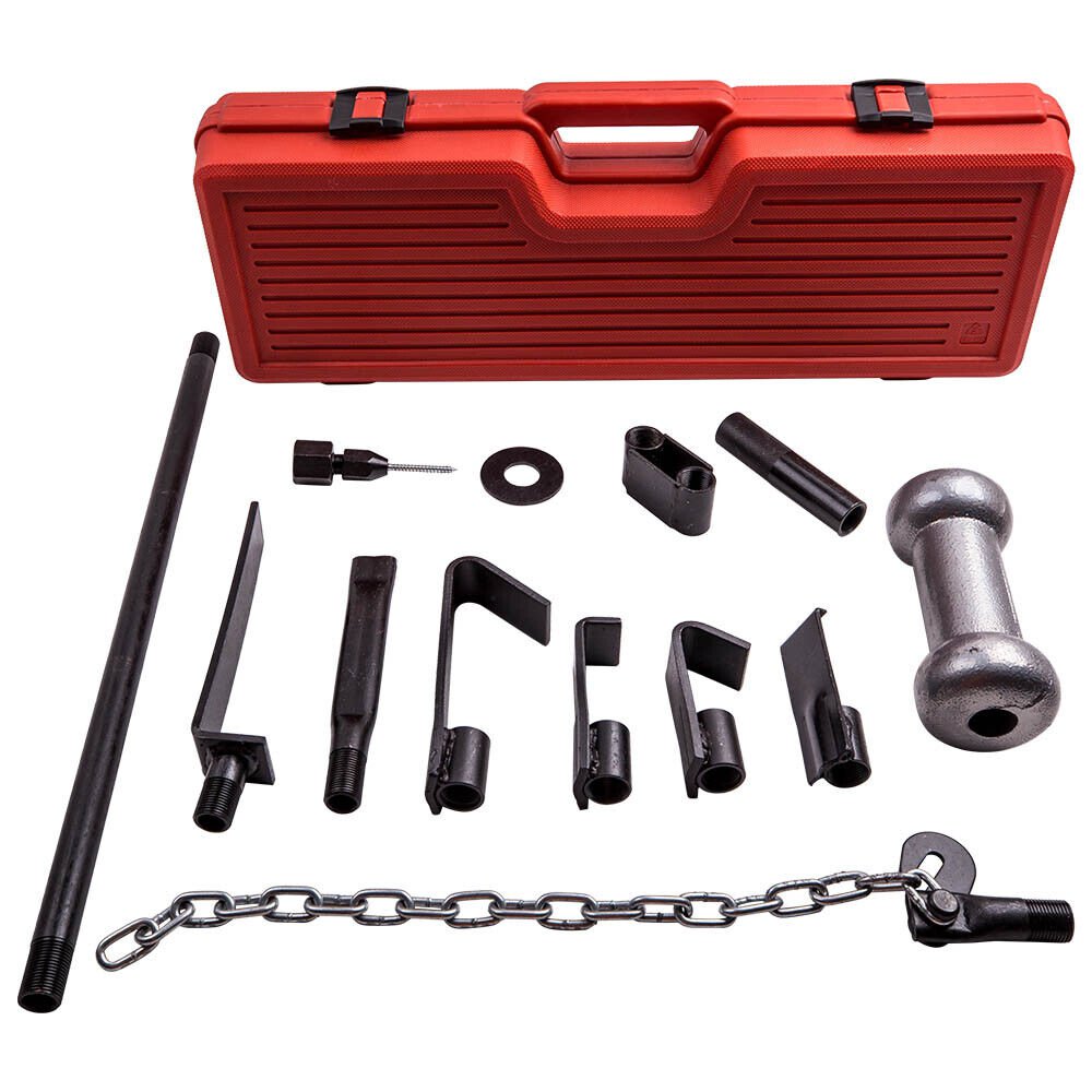 13pcs Dent Puller Removal 10lbs Slide Hammer Auto Body Truck Repair Tool Kit