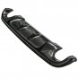 2x Rear Bumper Lip Spoiler Diffuser Splitter for Infiniti Q50 14-17 Carbon Fiber