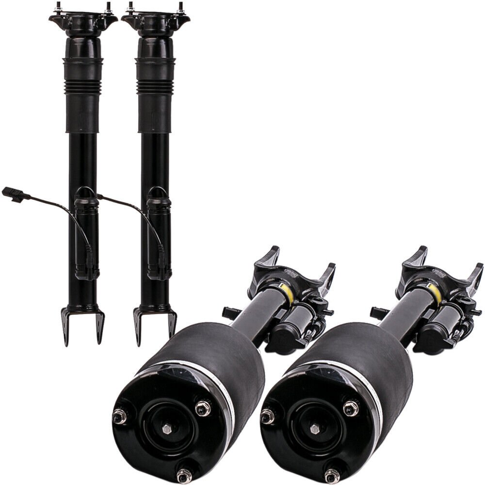 4x Complete Air Suspension Strut Shocks For Mercedes X164 W164 ML GL 1643206013