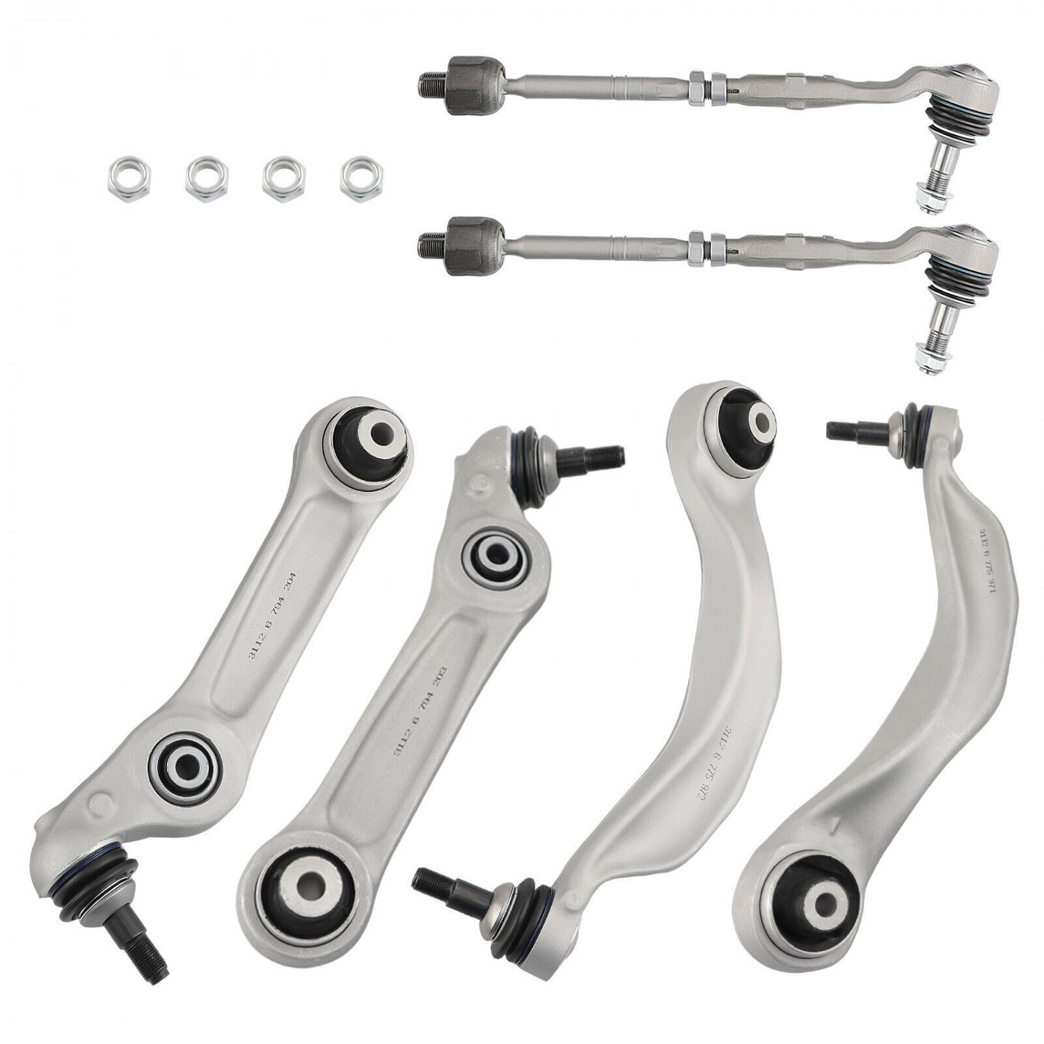 Front Control Arm Tie Rod Assembly Suspension Kit for BMW 5 Series F06 F10 528i