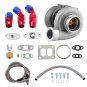 GT45 V-Band Billet Turbo 600+HP T4 Universal Oil Drain Feed & Return Line Kits