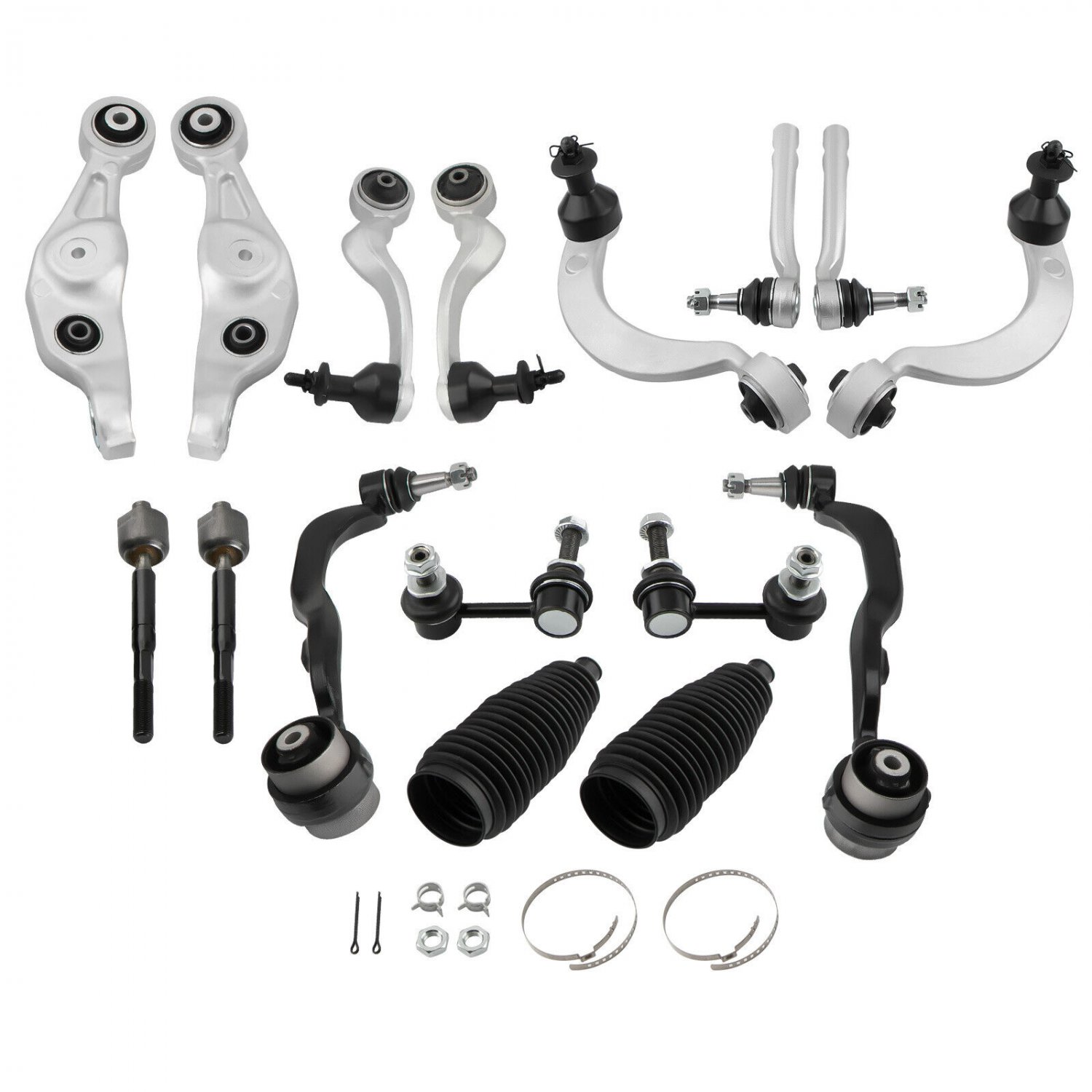 16pcs Front Upper Lower Suspension Control Arm Kit LH RH For Lexus LS460 2007-17