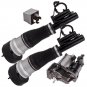 3 PCS Front Air Suspension Struts w/ Compressor Pump For Mercedes W221 S350 S550