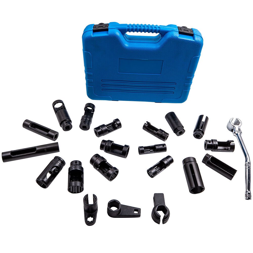 Oxygen Sensor Socket Remover Installer Extractor Tool Set Universal For Nissan