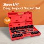 Deep Impact Sockets 6 Point 3/4" Drive Ratchet 41mm 46mm 50mm Remover Tools