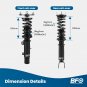 BFO Front+Rear Coilovers Shocks Suspension Kit For Honda Accord 2013-2017