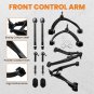 12Pcs Front Upper & Lower Control Arm for Chevy Silverado GMC Sierra 1500 Yukon