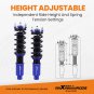 FULL COILOVER & Front Rear Upper Camber Arm Kit For Honda CRV CR-V 97-01
