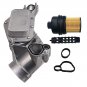 Engine Oil Cooler w/ Filter Assembly For GMC Chevy Cruze Sonic Pontiac 93186324