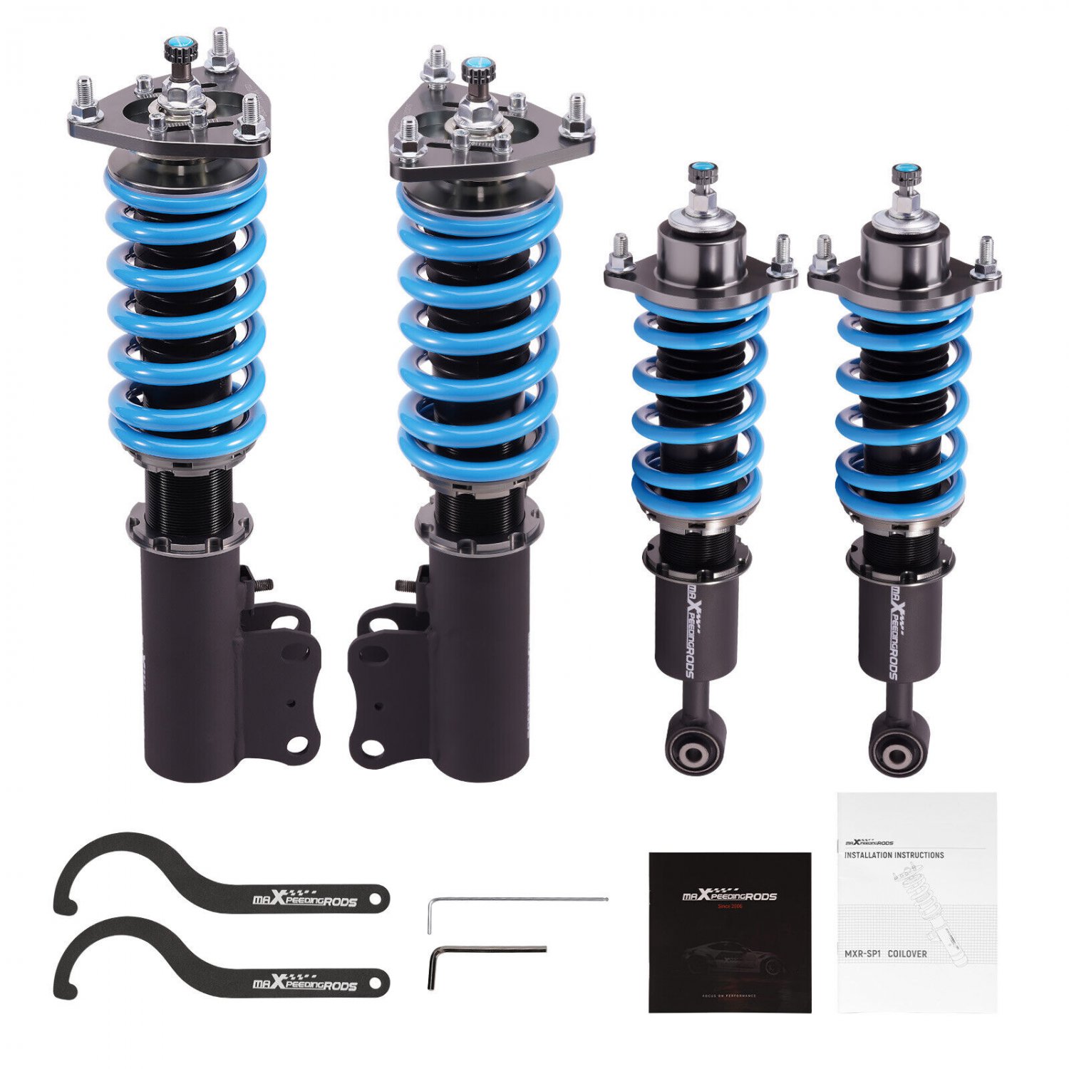 24 Way Damper Adjustable Coilovers Lowering Kit For Mitsubishi Lancer 08-16