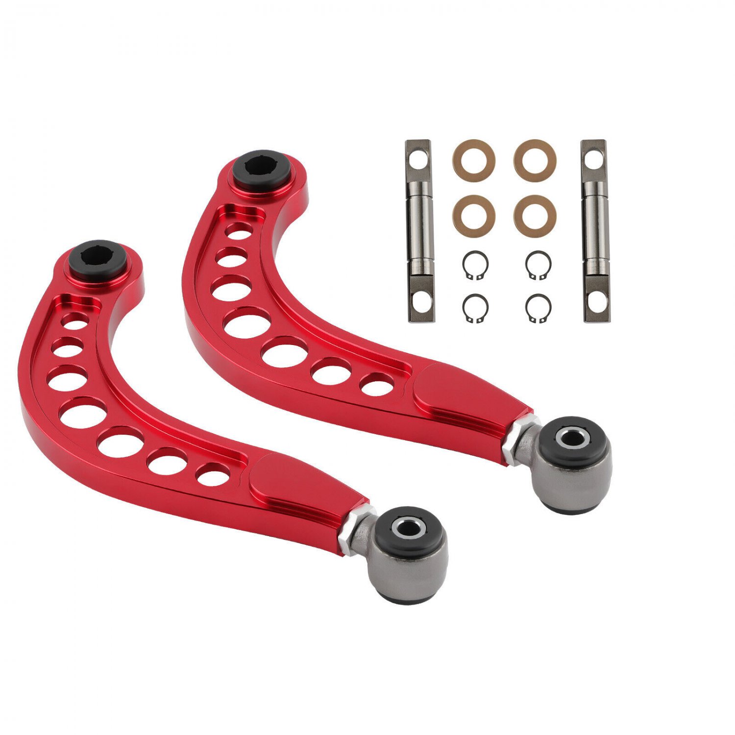 2x Adjustable Rear Upper Camber Control Arms for Honda Civic 2006-2015 1.8L 2.0L