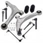 10x Front Lower Control Arms Kit Sway Bar Tie Rods for 2005-2010 Honda Odyssey