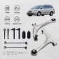 10x Front Lower Control Arms Kit Sway Bar Tie Rods for 2005-2010 Honda Odyssey
