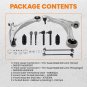 10x Front Lower Control Arms Kit Sway Bar Tie Rods for 2005-2010 Honda Odyssey