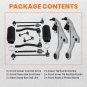 12pcs Front Lower Control Arm Tie Rod Sway Bar Link for Nissan Maxima 2009-2014