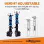 MaXpeedingrods 24 Way Damper Coilovers Lowering Coils for Nissan Sentra 1991-94