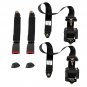 2 pcs Universal Retractable Adjustable 3 Point Safety Belts Set for Car Truck