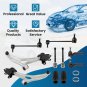 10pcs Suspension Control Arm Tie Rod Sway Bar Kit for 2012-2018 Ford Focus C-Max