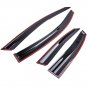 New Smoke Acrylic Window Visor Rear Roof Visor for Nissan Sentra 2013-2019