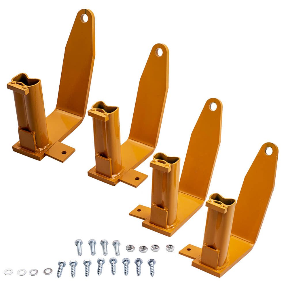 4 Pcs Stake Pocket Camper Tie Downs Replace for TDSF Full-size Pickups