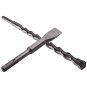 17pcs Rotary Hammer Drill Bits Set Chisel Masonry Hole Tool for SDS Plus