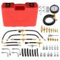 Fuel Injection Pressure Tester Gauge Test Adapter Kit 0-140 PSI universal Pump