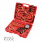Fuel Injection Pressure Tester Gauge Test Adapter Kit 0-140 PSI universal Pump