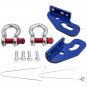 Recovery Tow Points W/shackles Fit Nissan Patrol Gu Series 3 4 5 Bolts and Nuts