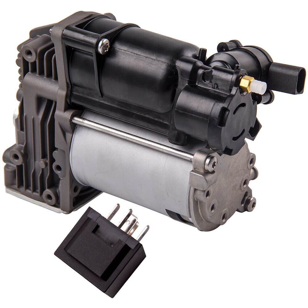 Air Suspension Compressor Pump w/ relay For BMW X5 E70 37206799419 37206789938