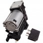 Air Suspension Compressor Pump w/ relay For BMW X5 E70 37206799419 37206789938