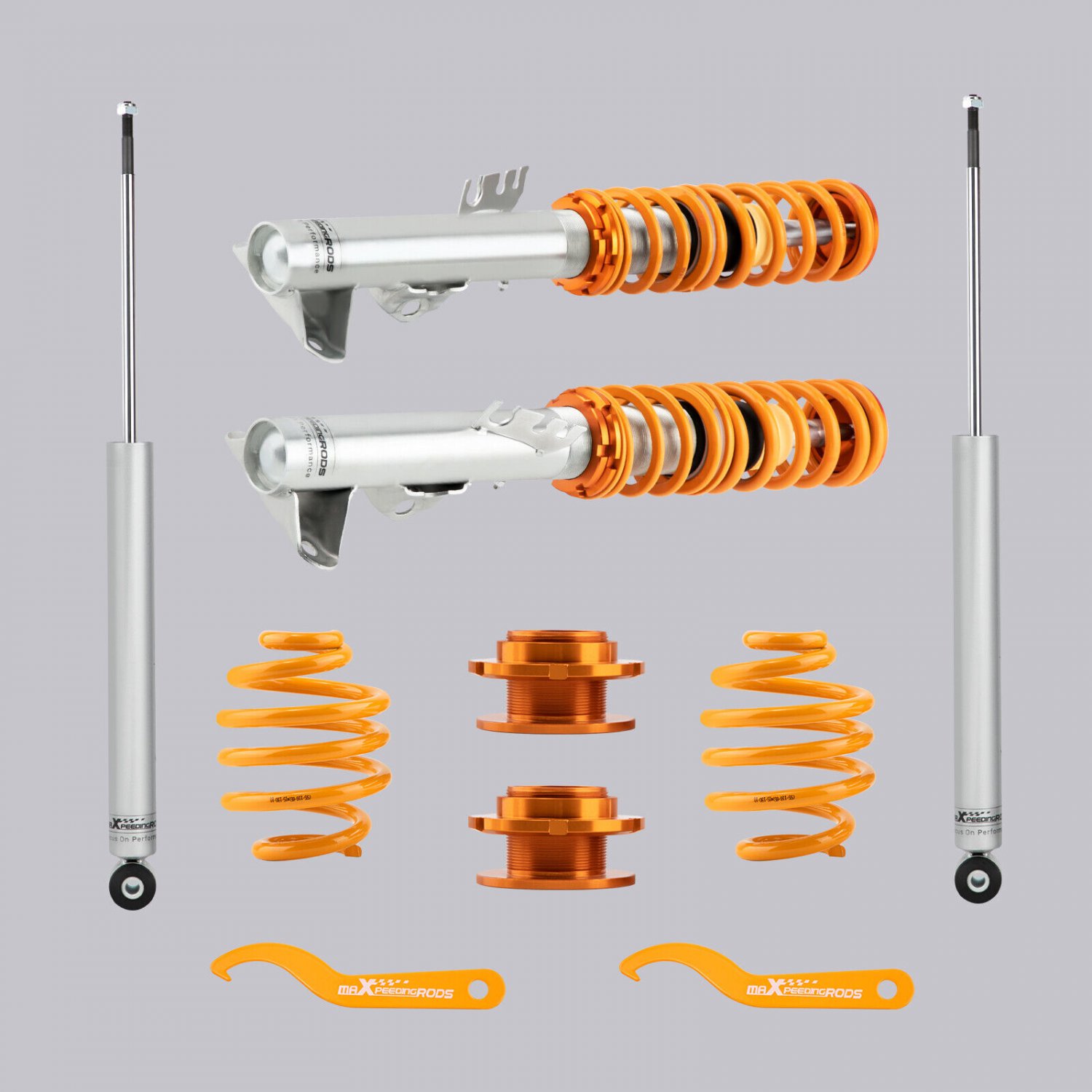 H&R SS Adj Coilover Kit | BMW 323i/325i/328i/330i/330Ci Cabrio E46 (99-06) (36480-2) main image 0