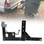 Garbage Can Transporter Trailer Hitch w/ 2" Adapter for Golf Cart/Truck/Auto/ATV