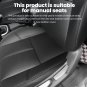 4Pcs Black Driver+Passenger Bottom & Top Seat Cover For Chevy GMC 2007-14