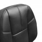4Pcs Black Driver+Passenger Bottom & Top Seat Cover For Chevy GMC 2007-14