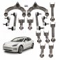 Front Upper Control Arms Rear Camber Toe Arm End Links Kit for Tesla Model 3 / Y