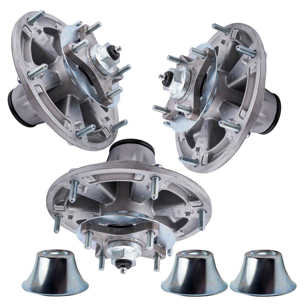 3 PCS Spindle Assembly For John Deere TCA24881 72" Decks TCA51058