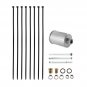 Nylon Fuel Line Replacement Kit For Chevrolet GMC 1988-97 NFR0013 Black