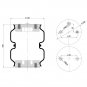 Air Helper Spring Suspension level Kit for GMC C15/C1500 C25/C2500 Pickup 8"