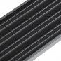 Universal Intercooler 27"x7"x2.5" 2.5"O.D. Inlet + Outlet Tube & Fin Gray