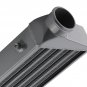 Universal Intercooler 27"x7"x2.5" 2.5"O.D. Inlet + Outlet Tube & Fin Gray