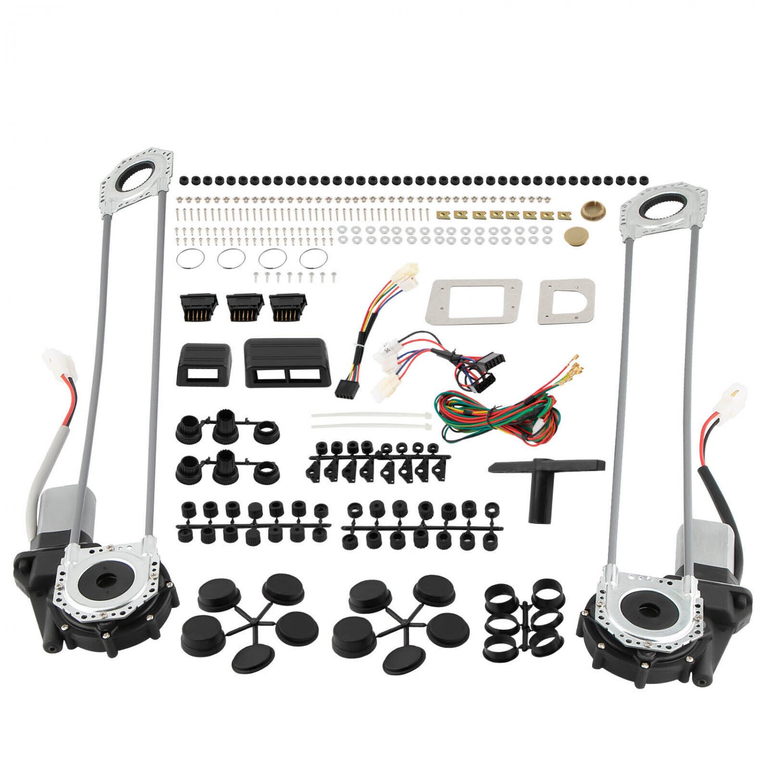 Universal 2 Door Power Window Lift Adjuster Car Conversion Kit for Cars