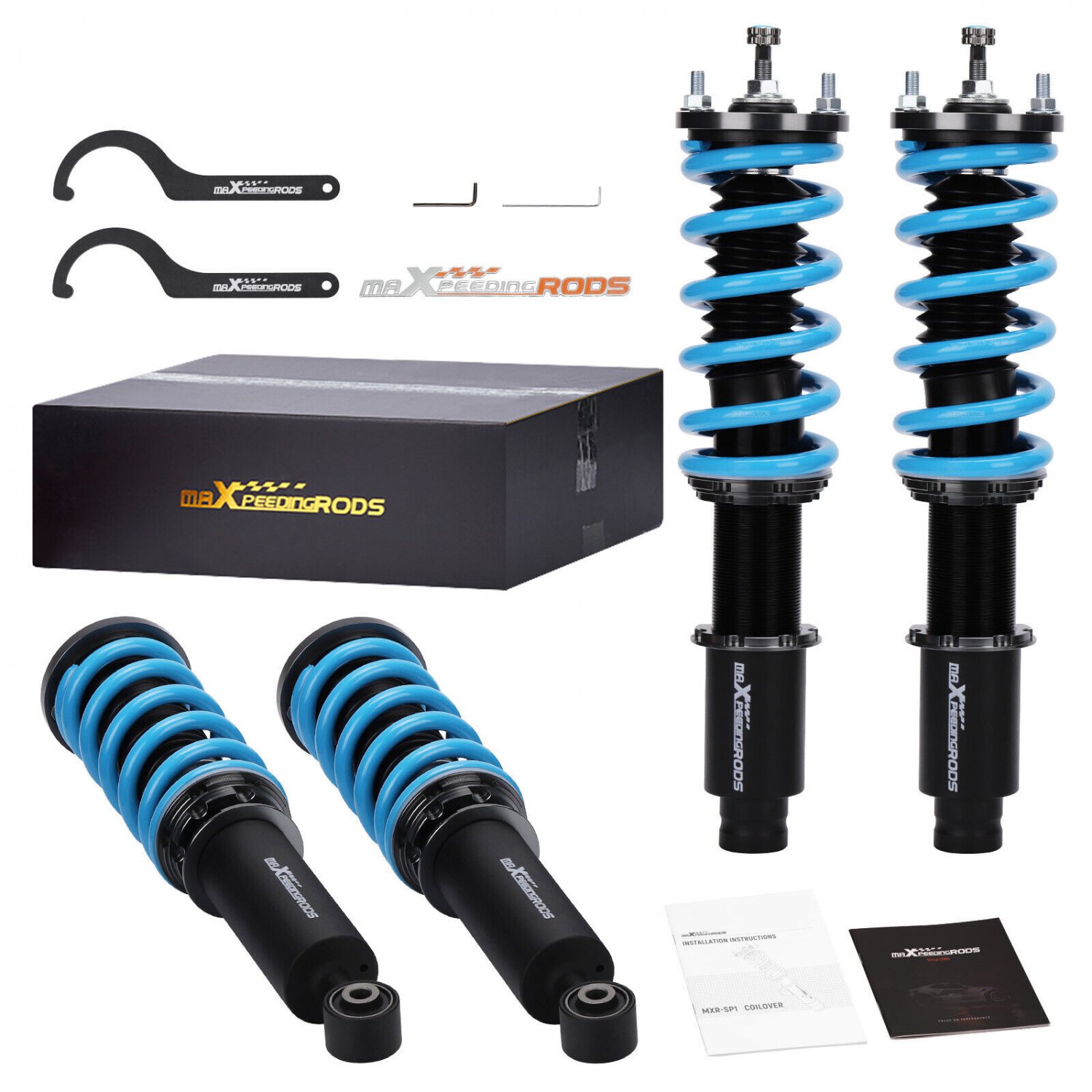 MaXpeedingrods COT6 Coilovers Damper Adjustable Struts For Honda CRV CR-V 97-01