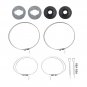10pc Front Lower Control Arms Sway Bar Tie Rods LH & RH for 2013-2016 Dodge Dart