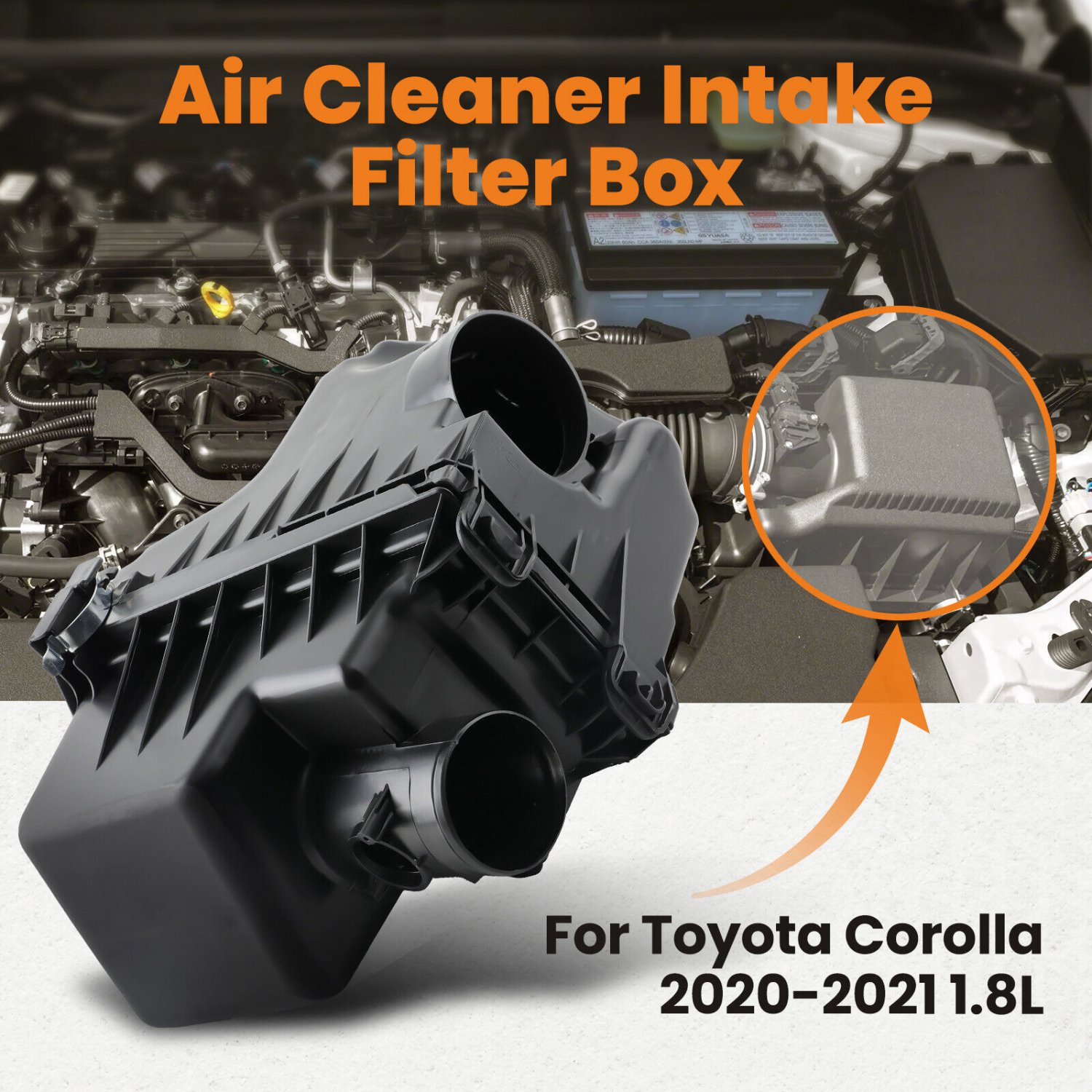 Air Intake Cleaner Box Housing For Toyota Corolla 2020-2021 1.8L 1770037370