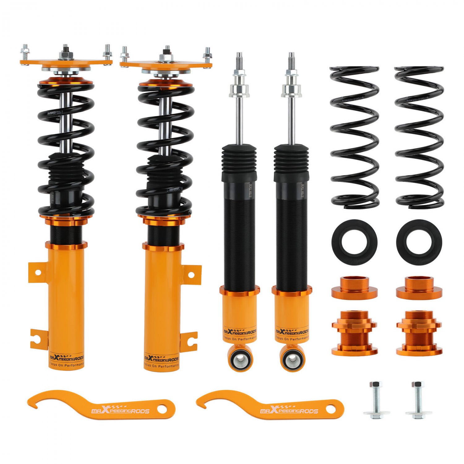 Maxpeedingrods Adjustable Coilover Shock Kit For Volvo S70 FWD 98-00