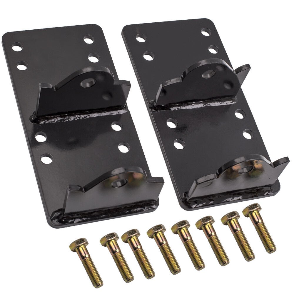 Engine Swap Adapter Plate Engine Mount Left Right Bracket for Chevy LS LSX 73-98