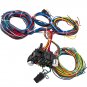 Universal Extra Long Wires 21 Circuit Wiring Harness Flasher For Chevy Ford Jeep