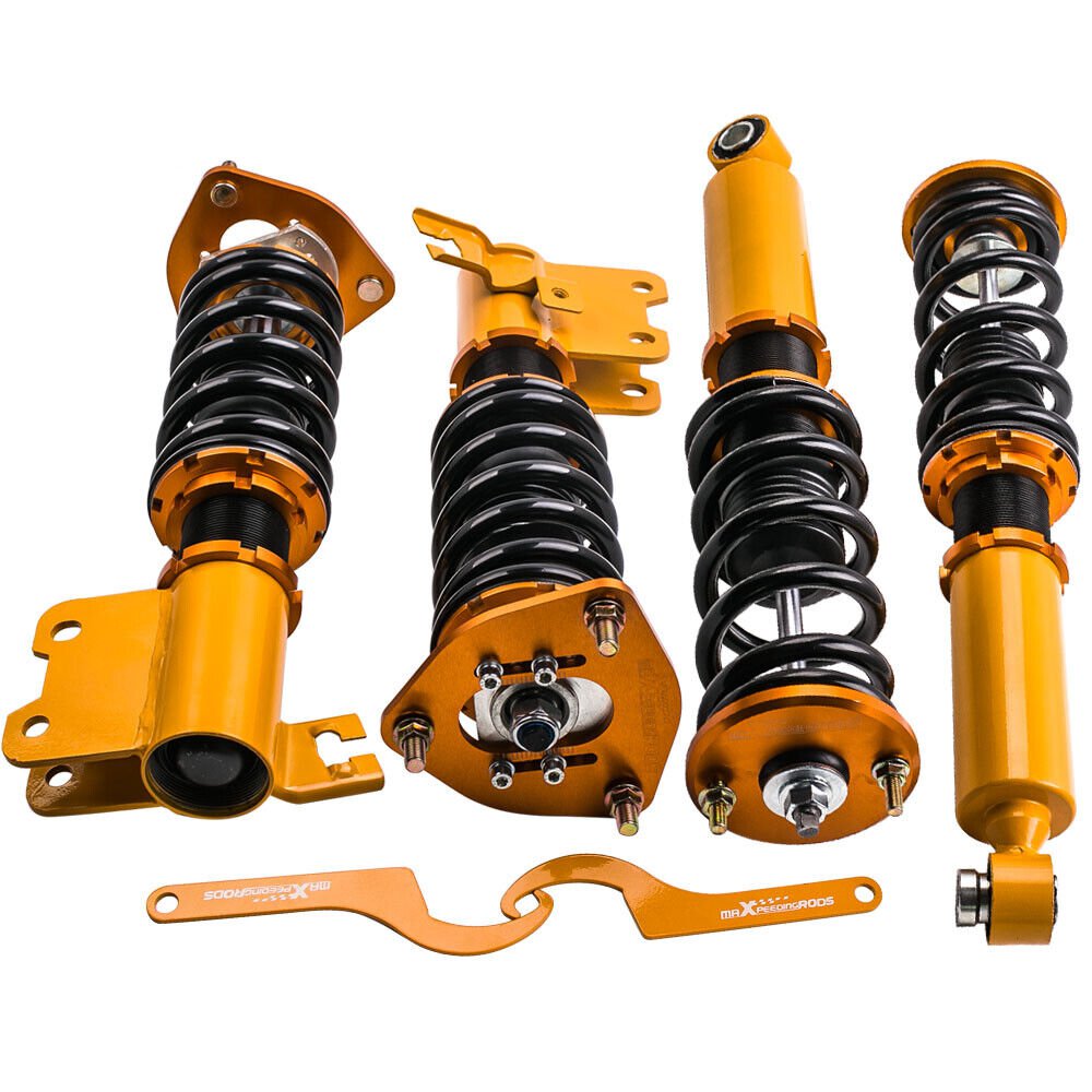MaXpeedingrods Adjustable Coilover Struts Shocks For Nissan S13 240SX 1989-94
