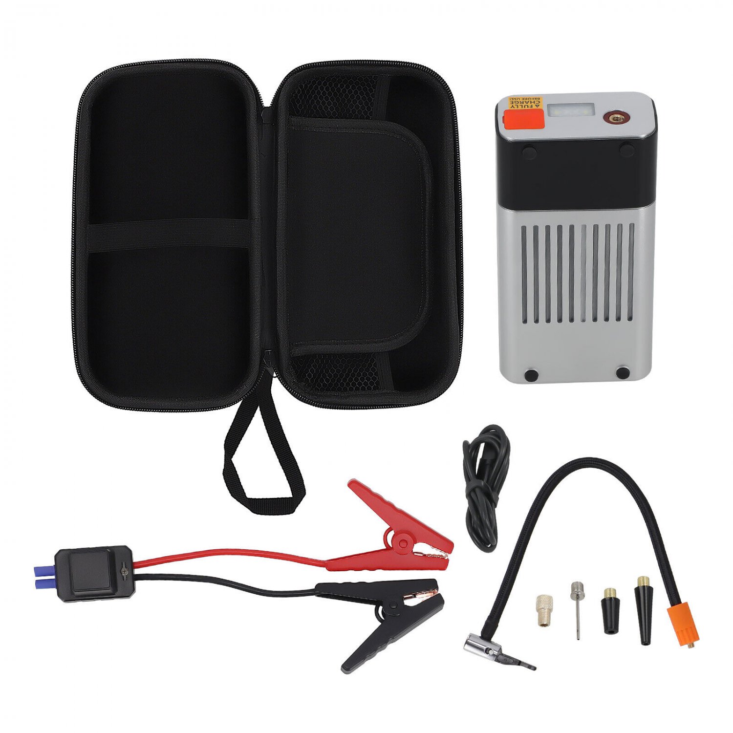 Car Jump Starter 2500A with 150PSI Air Compressor Jump Box Portable Power Bank