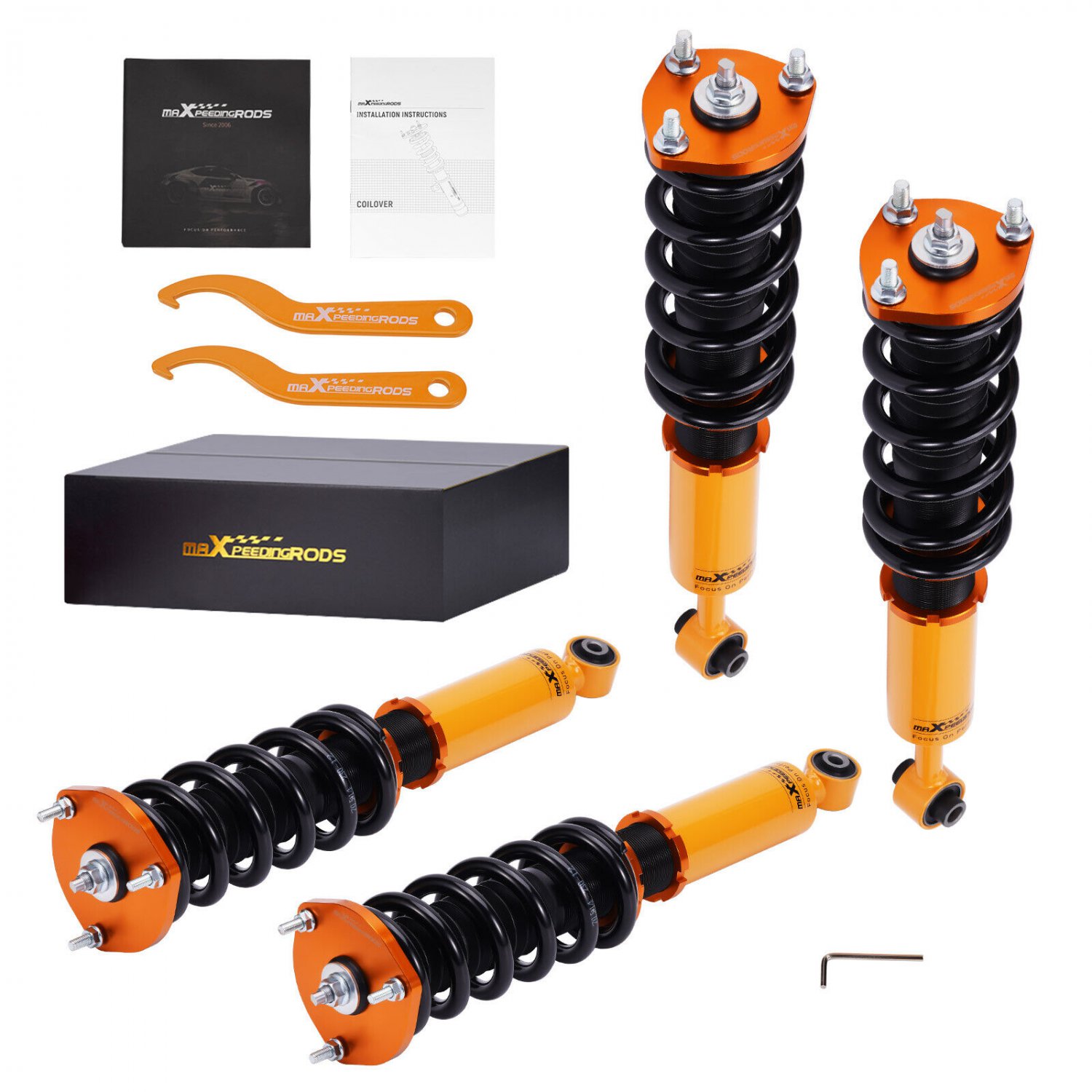 MaXpeedingrods Adjustable Coilovers Coil Spring Kits For LEXUS IS300 2000-2005